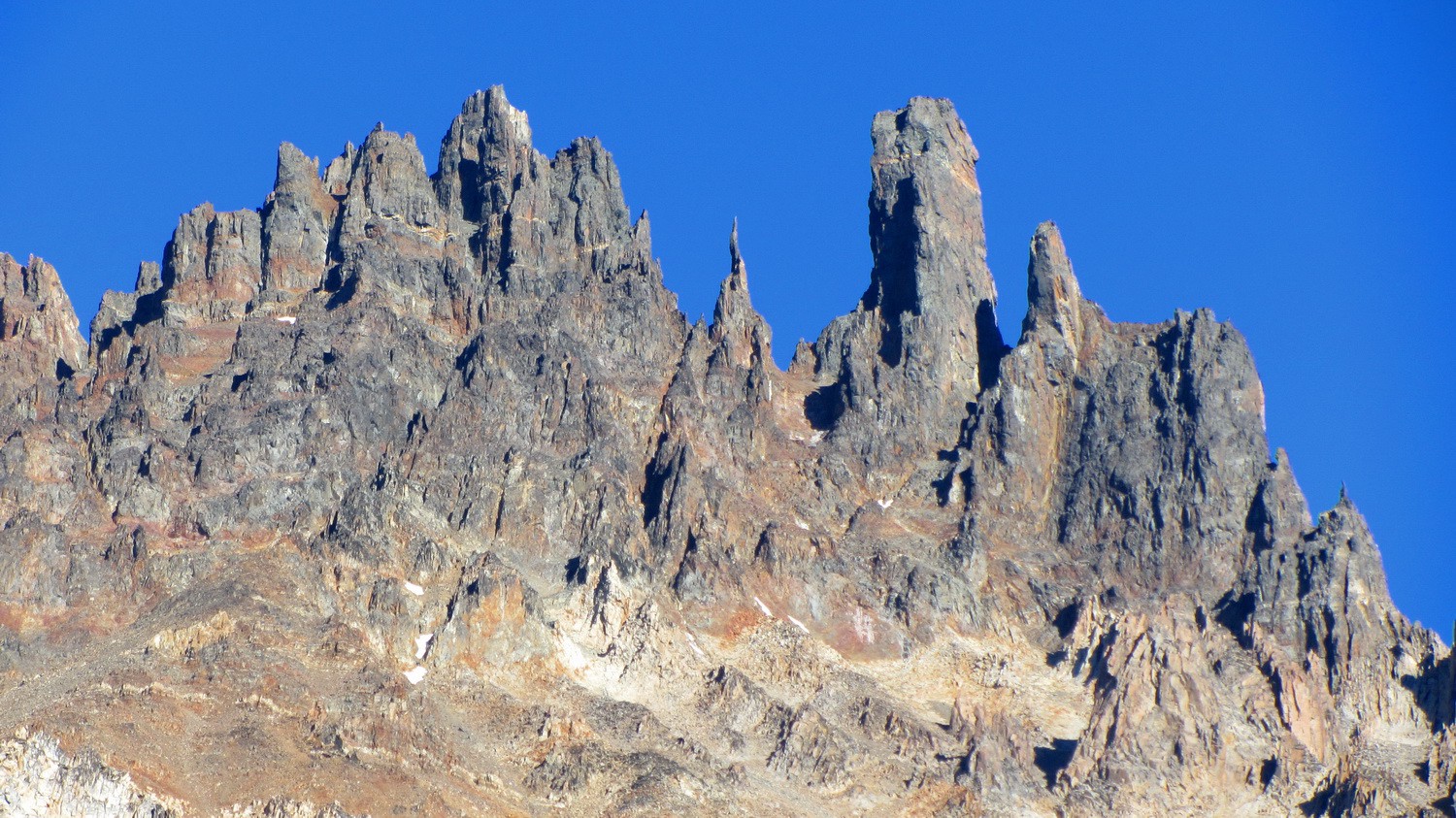 Incredible tall pinnacle (in the center)